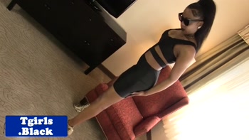 Ebony Siren's Classy Cock Stroke Solo Tease