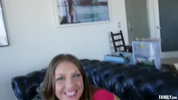 Elena Koshka's Step fantasy - Riding cum-filled creampie