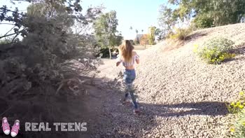 Real Teens (18+) - Petite teen (18+) with a big ass gets fucked raw