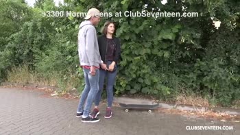 Skinny Teen (18+)'s Best Blowjob Ever in Hardcore Doggy Style