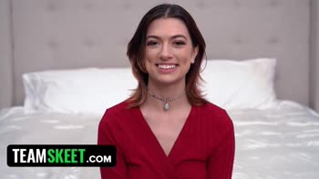 New Tattooed Teen (18+) Squirter's Debut: Ass-Eating, Blowjob & Hardcore Fun