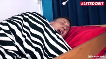 Jolee Love's German Hostel Surprise: Big Tits and Big Ass
