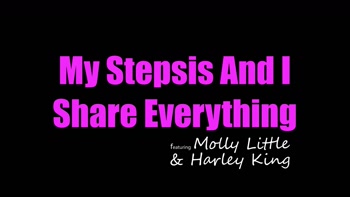 Attention Seeking Slutty Stepsis Molly Little Steals Harley Kings Boyfriends Dick