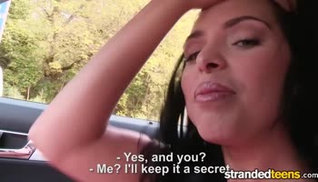 Kira Queen's Scorching Pickup in Uniform: Amateur Euro Teen (18+) Seduction