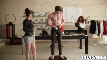VIXEN Cock Crazy Boss Lady Megan Mistakes Cant Keep Her Hands Off Models Huge Dick