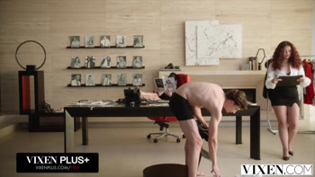 VIXEN Cock Crazy Boss Lady Megan Mistakes Cant Keep Her Hands Off Models Huge Dick