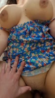 Lucky Guy's Sundress Seduction: Big Boobs in Missionary Mayhem