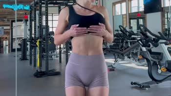 Skinny Fit Blonde's Private Bikini Try-On Session