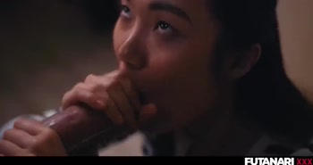 Dolly X's Real-Life Hentai: Japanese Ladyboy Blowjob Delight