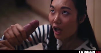 Dolly X's Real-Life Hentai: Japanese Ladyboy Blowjob Delight