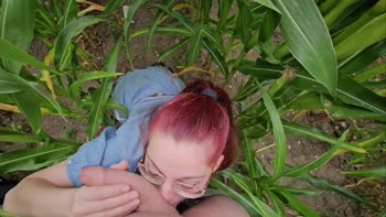 petitesubkitten - Petite Kitten's Cornfield BJ & Facial
