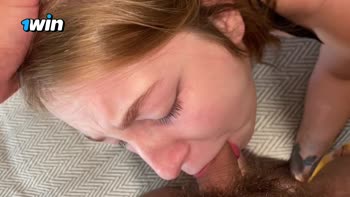 JennyAndJim's Sizzling Homemade Blonde Blowjob