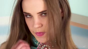 Stunning Brunette Anais Teases with her Tiny Tits and Sensual Butt