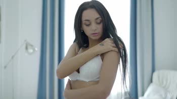 Blue's Seductive Solace: Creaming On A Vibrator