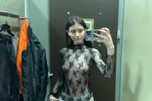 LunaTryOn's Fitting Room Flirtation: Trying On Transparent Delights