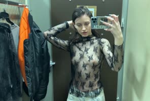 LunaTryOn's Fitting Room Flirtation: Trying On Transparent Delights