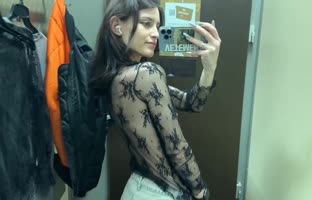 LunaTryOn's Fitting Room Flirtation: Trying On Transparent Delights