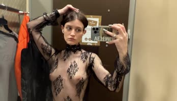 LunaTryOn's Fitting Room Flirtation: Trying On Transparent Delights