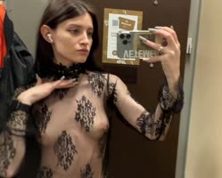 LunaTryOn's Fitting Room Flirtation: Trying On Transparent Delights