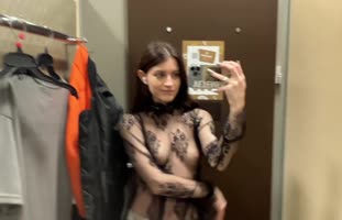LunaTryOn's Fitting Room Flirtation: Trying On Transparent Delights