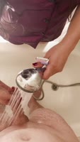 Luis Shell's Asian Step Fantasy: Brazilian Waxing Handjob