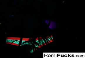 Romi Rain and Dani Daniels Ignite Black-Light Frenzy