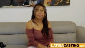 Rough Casting Audition: Latina Cutie's Big Booty & Tits Take a Beating