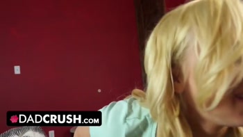 DadCrush - Pretty Assed Busty Girl Takes Huge Creampie Deep Inside Her Juicy Pussy From Stepdaddy