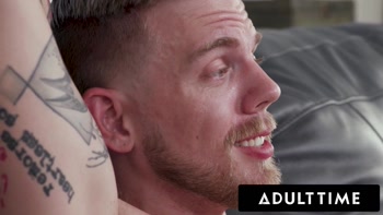Adira Allure & Steve Rickz's Wild Bisexual Threesome: Double Anal, Cum Swap, & More!