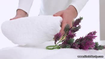 Rin White's Steamy Massage Table Orgy