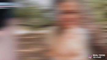 Real Teens (18+) - Rory Knox Flashes In The Woods Before Fucked Back Home