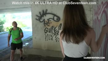 Rough Ride in the City: Petite Teen (18+)'s Hardcore Outdoor Sex