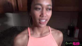 Aria's Petite : Sucking StepBro Alex Adams' Dick After Cheating Ex