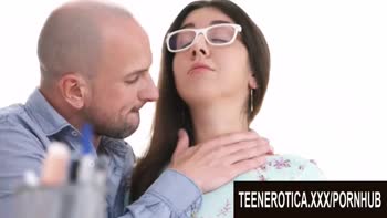 Nerdy Teen (18+) Katty West Craves Tutor's Fat Cock in Her Ass
