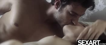 Brunette Cutie Goes Wild for Her Big-Dicked Beau