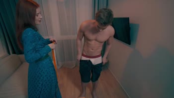 LunaRishi's Sensual Suckfest: Teen (18+) Redhead Devours Big Cock