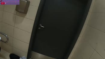 Shykinky18's Rough Public Bathroom Anal Rampage