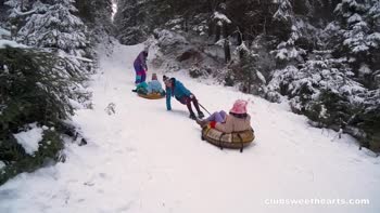 Sirena Milano's Winter Wonderland: Petite Lesbians Snowbound