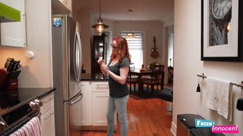 Innocent Redhead Teen (18+)'s Fresh Encounter: Hardcore Lovemaking