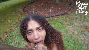 My BF Doesnt Know's Sizzling Backyard Secret: Sneaky Ebony Sex