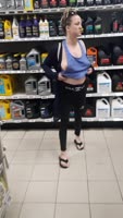 Heidi316's Big Boobs Make a Bold Statement at the Hardware Store