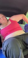 Marie Thickie's Public Pleasure: BBW Redhead Squirts in the Car