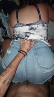 DiamondJayV's Thick Latina Booty Short Seduction