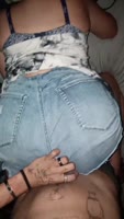 DiamondJayV's Thick Latina Booty Short Seduction