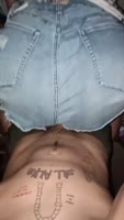 DiamondJayV's Thick Latina Booty Short Seduction