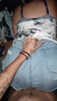 DiamondJayV's Thick Latina Booty Short Seduction