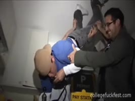 College Cuties Get Down in Keg Stand Sex