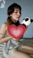 Bonneyuwu's Adorable Teen (18+) Solo - Cute Latina Girl with Plush Toys