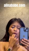 Alina Thai's Sizzling Solo Session: Wet Thai Teen (18+) Fingers Herself to Ecstasy