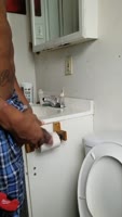 Kev8inch's Muscular BBC Stretching & Piss Show